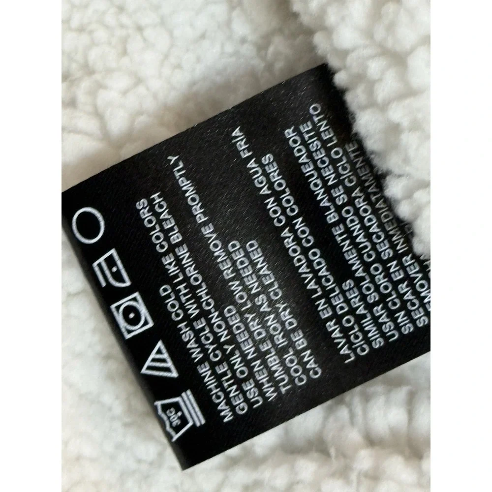 Weatherproof Cozy Sherpa Hoodie Women 1X Full Zip Gray Charcoal F9535W NWT - Picture 9 of 12